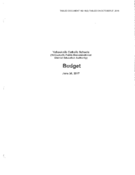 182-18(2) - Yellowknife Catholic Schools (Yellowknife Public Denominational District Education Authority) Budget, June 30, 2017 