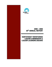 39-16(4) - Northwest Territories Liquor Commission and Liquor Licensing Board 2008-2009 55th Annual Report 