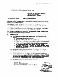 352-19(2) - Husky Oil Operations Limited Exploration License (Consolidated) No. EL494 