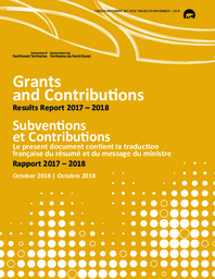 287-18(3) - Grants and Contributions Results Report 2017-2018 