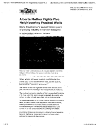 077-17(5) - Article from the Tyee, February 28, 2014: Alberta Mother Fights Five Neighbouring Fracked Wells 