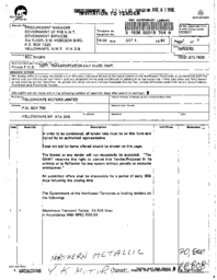 023-12(3) - Invitation to Tender for a Bituminous Transport Tanker