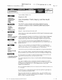 040-13(6)-Article from Nunatsiaq News, November 30, 1998, regarding statement by the Honourable Goo Arlooktoo, Minister of Justice, on the conflict of interest inquiry.