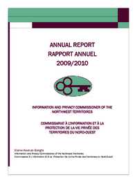 01-16(6) - 2009-2010 Annual Report of the Information and Privacy Commissioner of the Northwest Territories 