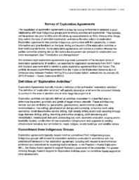 333-18(3) - Survey of Exploration Agreements 