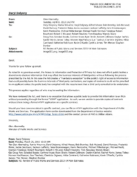 095-17(4) - Emails Regarding ATIPP Request on Yellowknife Office Building Contract 