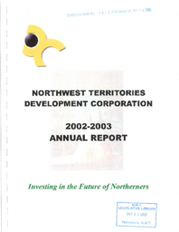 096-14(6) - NWT Development Corporation 2002-2003 Annual Report