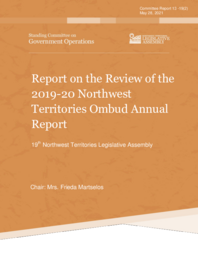 CR 13-19(2) - Report on the Reivew of the 2019-20 Ombud Annual Report