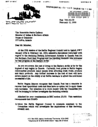 06-90(1) - Federal Government's Subsidy to Canada Post for Northern Mail Program