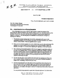 018-13(7)-Letter to the Honourable Jim Antoine, Premier of the Northwest Territories, from Paul Harrington, President of the South Slave Metis Tribal Council, regarding appeal from decision on electoral boundaries