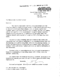 058-12(3) - Letter Concerning the Government's Long-term Staff Housing Policy by the Iqaluit Education Council