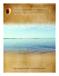 106-17(5) - Annual Report of the Office of the Northwest Territories Languages Commissioner for 2011-2012 