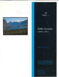 014-12(2) - the Public Accounts of the Government of the Northwest Territories for the year ended March 31, 1991, Volume II