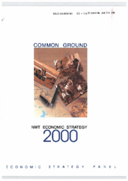 010-14(3)-Common ground : NWT economic strategy 2000 