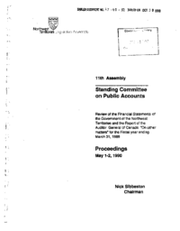 47-90(2) - Standing Committee ON Public Accounts Proceedings, May 1st and 2nd