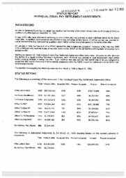 004-13(7)-Status report : individual equal pay settlement agreements.