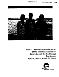 47-16(3) - Part I - Victim's Assistance Committee of the NWT 2008-09 Annual Report 