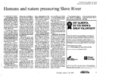 016-17(4) - Article on Pressures Affecting Slave River 