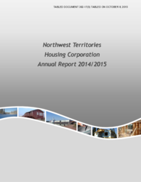 362-17(5) - Northwest Territories Housing Corporation Annual Report 2014-2015 