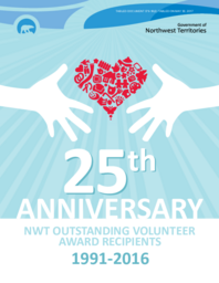 379-18(2) - 25th Anniversary NWT Outstanding Volunteer Award Recipients 1991-2016 