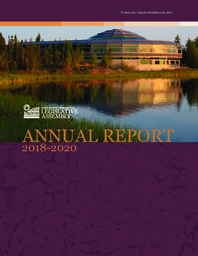 364-19(2) - Northwest Territories Legislative Assembly Annual Report 2018-2020 