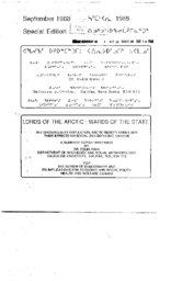 04-88(2) - Lords of the Arctic: Wards of the State. The Growing Inuit Population, Arctic Resettlement and their Effects on Social and Economic Change