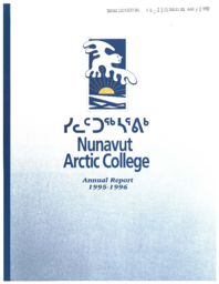 064-13(4) - Nunavut Arctic College Annual Report 1995-1996