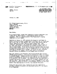 35-88(2) - Letter frin Canada Post Corporation Regarding Provision of Lock Boxes