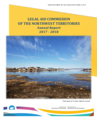 242-18(3) - Legal Aid Commission of the Northwest Territories Annual Report 2017-2018 