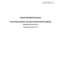 021-17(5) - Detailed Information Package on Calculating Eligibility for Public Housing Rental Subsidies 