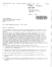 109-88(1) - Letter from Cape Dorset Regarding Shortage of Teacher Housing