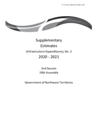 130-19(2) - Supplementary Estimates (Infrastructure Expenditures), No. 2, 2020-2021 