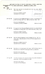 71-87(1) - Motions Passed at SHIHTA Regional Council Meeting, Fort Good Hope, March 23-36, 1987