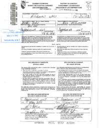 29-12(4) - Candidate's Return Respecting Election Expenses and Contributions, May 10, 1993 By-Election for Kitikmeot -- Adamache, Maksagak, Ng