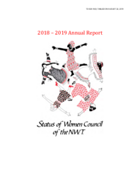 529-18(3) - 2018-2019 Annual Report - Status of Women Council of the N.W.T. 