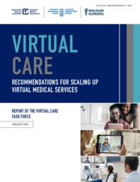 055-19(2) - Virtual Care: Recommendations for Scaling Up Virtual Medical Services - Report of the Virtual Care Task Force, February 2020 