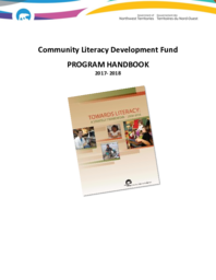 Community Literacy Development Fund Program Handbook 2017-18