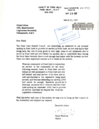 64-87(1) - Letters Regarding Airstrip in Pond Inlet