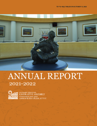 712-19(2) Northwest Territories Legislative Assembly Annual Report 2021-2022