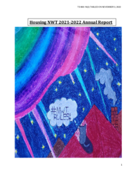 800-19(2) Housing NWT 2021-2022 Annual Report