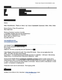 804-19(2) Email Exchange with Environmental Health Officer Environmental Health Officer regarding Lanky Court