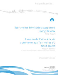 862-19(2) Northwest Territories Supported Living Review Final Report