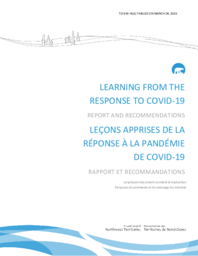 916-19(2) Learning from the Response to COVID-19 Report and Recommendations