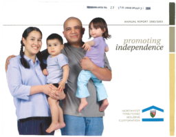 027-15(3) - Annual report : 2002-2003. Promoting independence = Rapport annuel : 2002-2003. Promouvoir l'indépendance