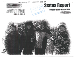 053-15(3) - Action plan : 2002-2005 : NWT Health and Social Services system : status report : October 2003 - March 2004