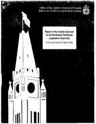 053-13(3) - Report of the Auditor General to the Northwest Territories Legislative Assembly for the year ended 31 March, 1995