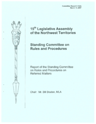 CR 2-15(6) - Report of the Standing Committee on Rules and Procedures on Referred Matters