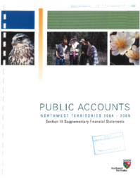 028-15(4) - Public accounts 2004-2005. Section III, Supplementary financial statements