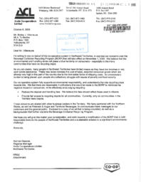 049-15(4) - Arctic Co-operatives Ltd. Letter Regarding the Beverage Container Recycling Program