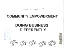 090-13(3) - Community empowerment : doing business differently